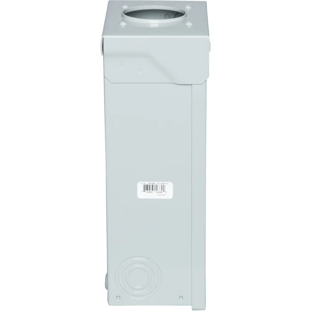 125 A 120/240 VAC 4 Spaces 8 Circuits Main Lug Outdoor Load Center