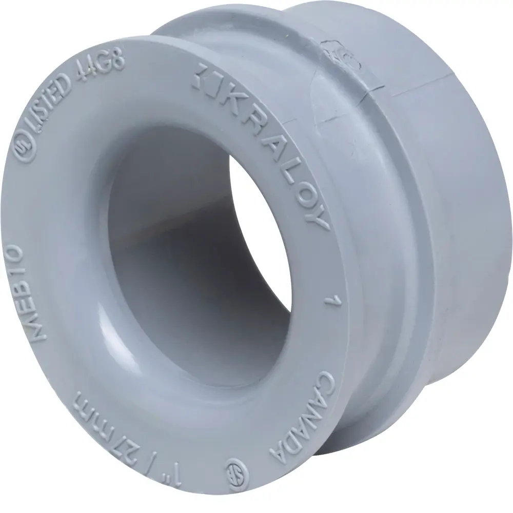 End Bell, 1 In., PVC, Gray, EB Series, Plain End