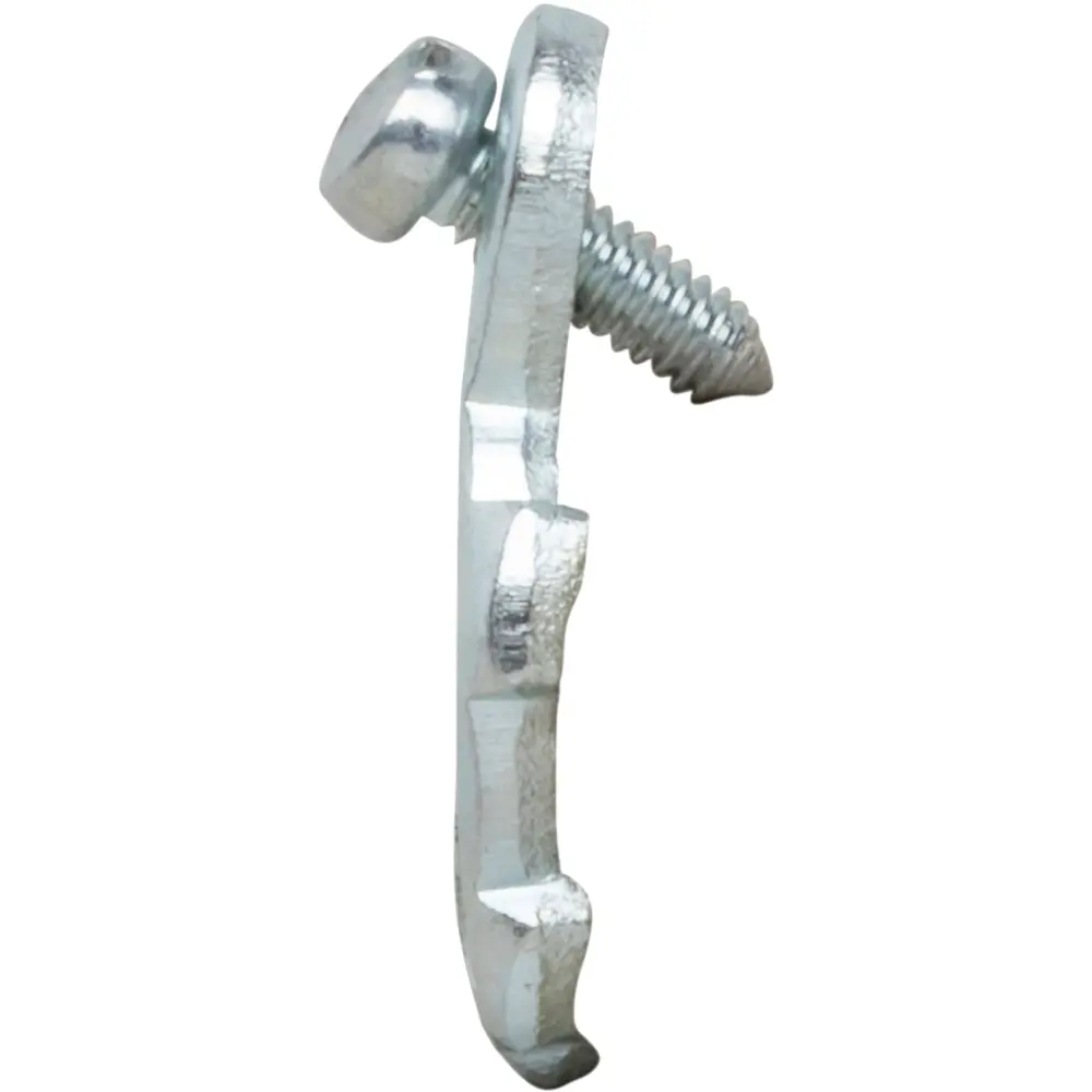 Locknut, Bonding, 1/2 In., Rigid/IMC, Steel, Gray