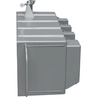 4-Gang Plastic Switch Box, Nail-On, 87 Cu. In.