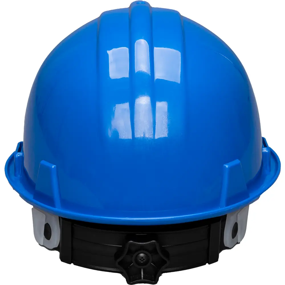Hard Hat, Class E, Polyethylene, Blue w/ Ratchet Adjustment