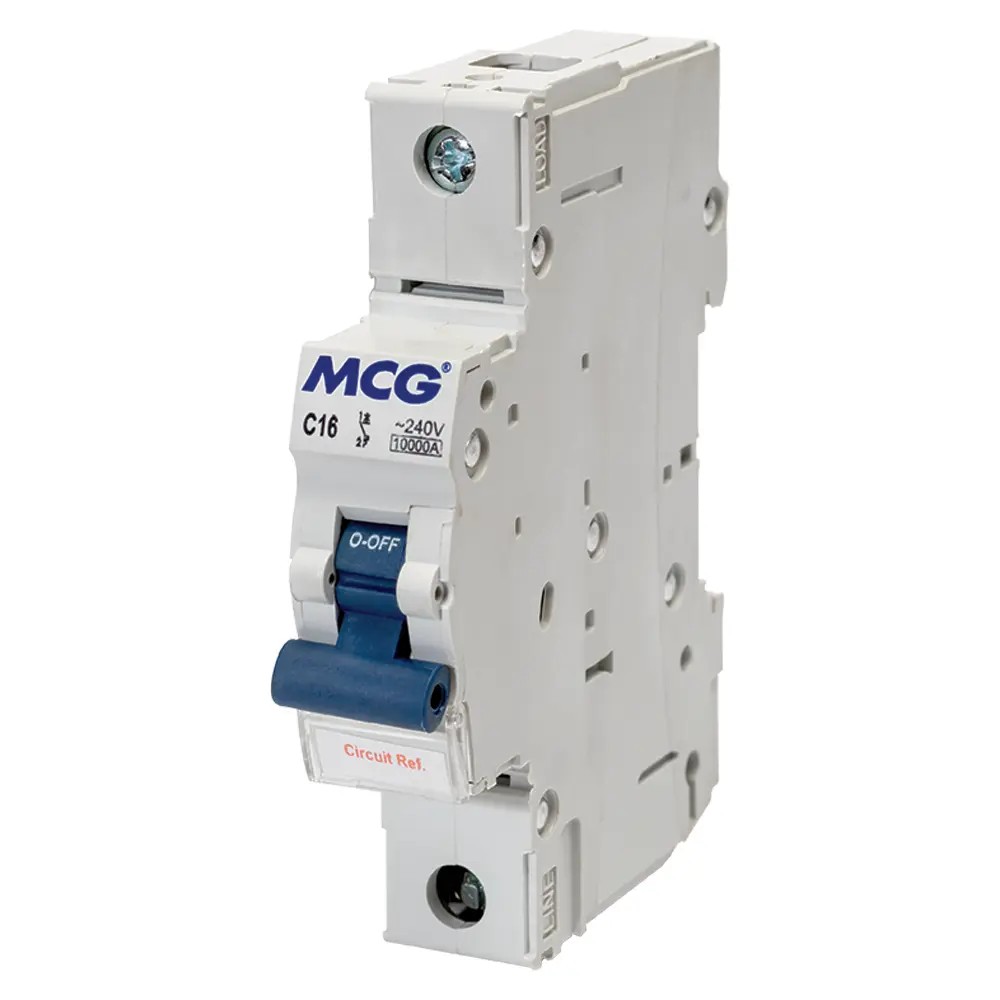 Single Mcb Model 1A MCB DIN-Rail, Single-Pole