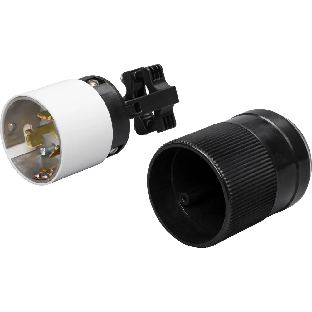 50A California Style Lock Plug, 3-Pole, 4-Wire, 120/250 VAC