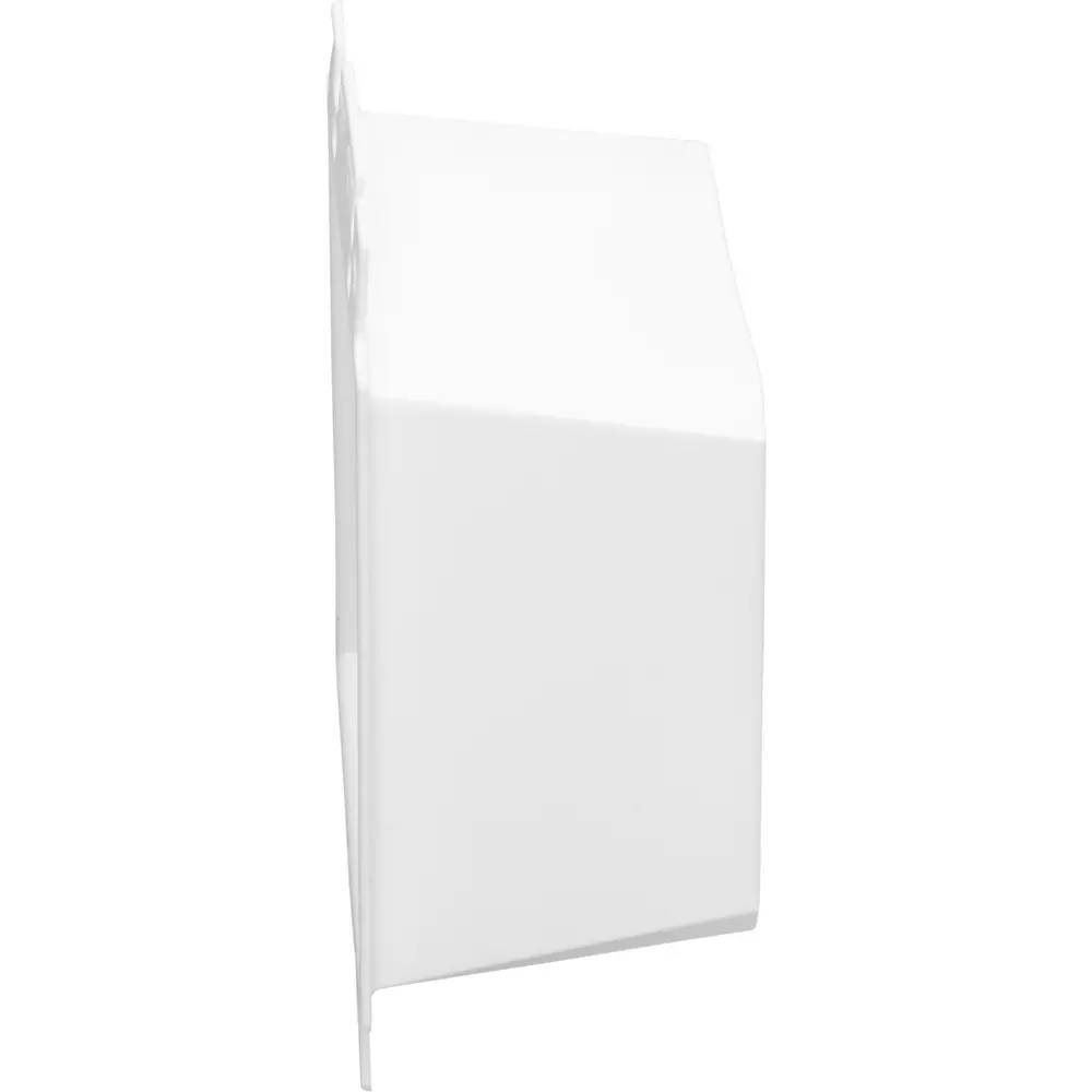 Box Extender, 2-Gang, Plastic, White