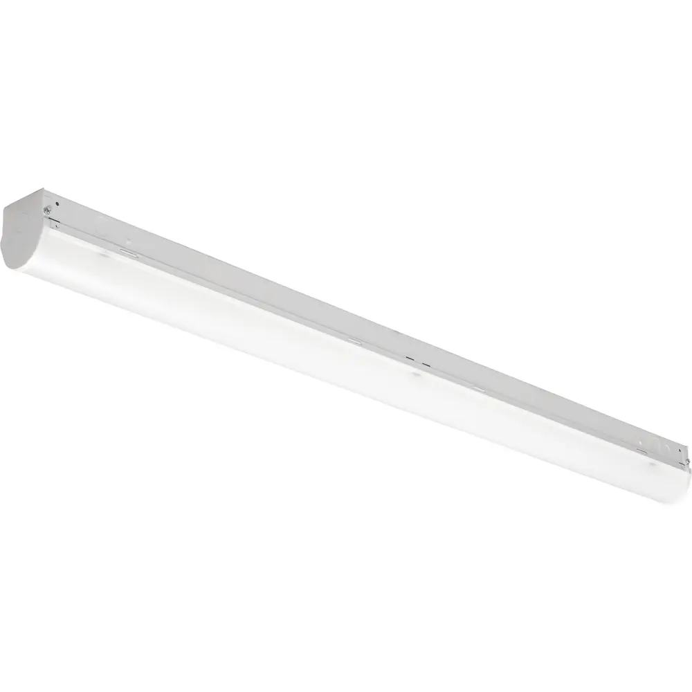 120-277 VAC 4 ft. LED Narrow Strip Light w/ Lens, 5000 lm, 4000K