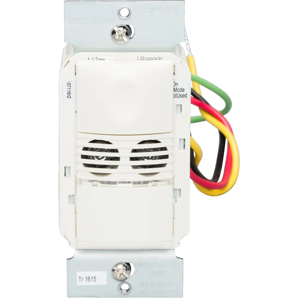 120/277 VAC Dual Technology Occupancy Sensor Wall Switch, Light Almond