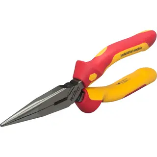 Insulated Industrial Long Nose Pliers With Cutters 8