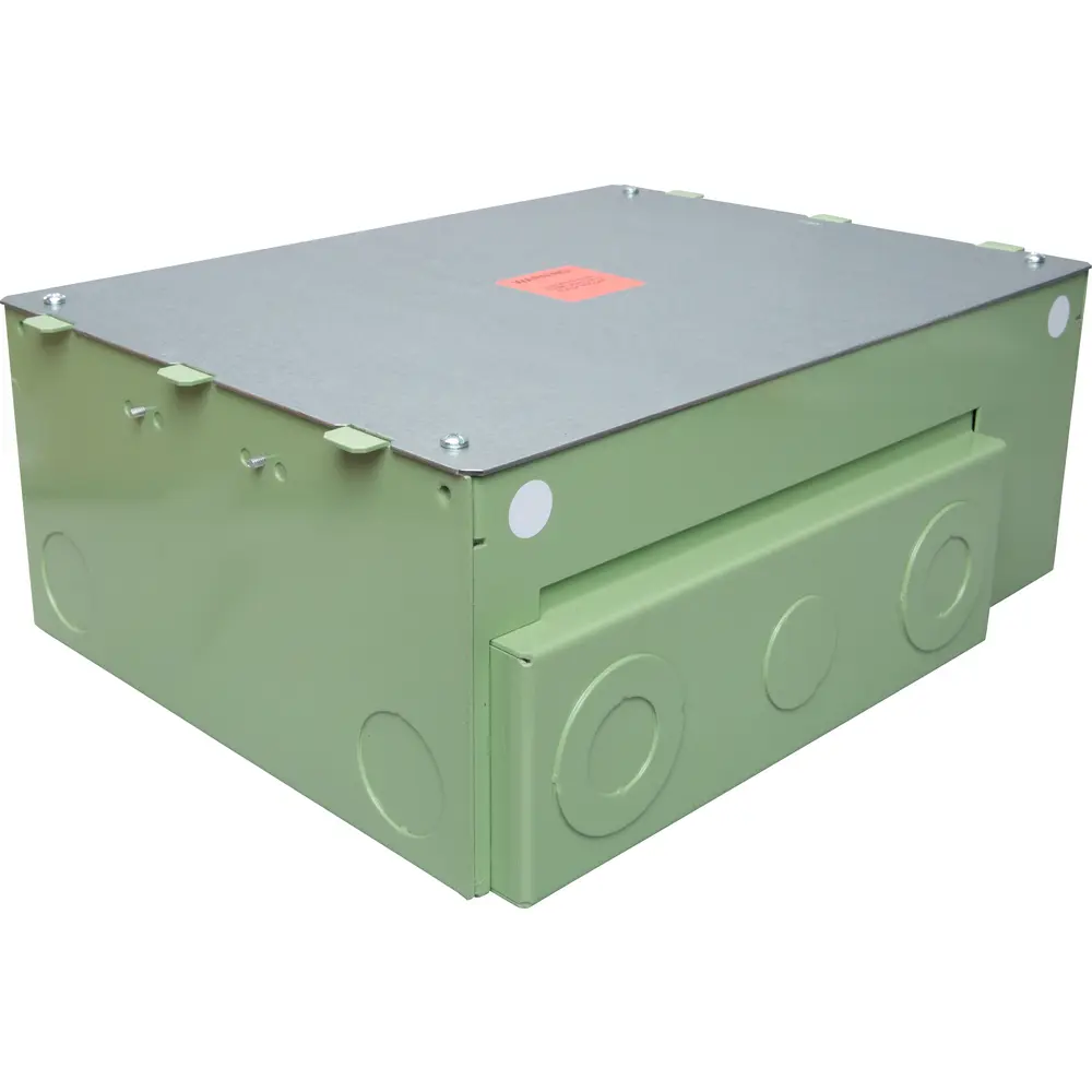 Evolution™ 8-Gang On-Grade Floor Box, Green