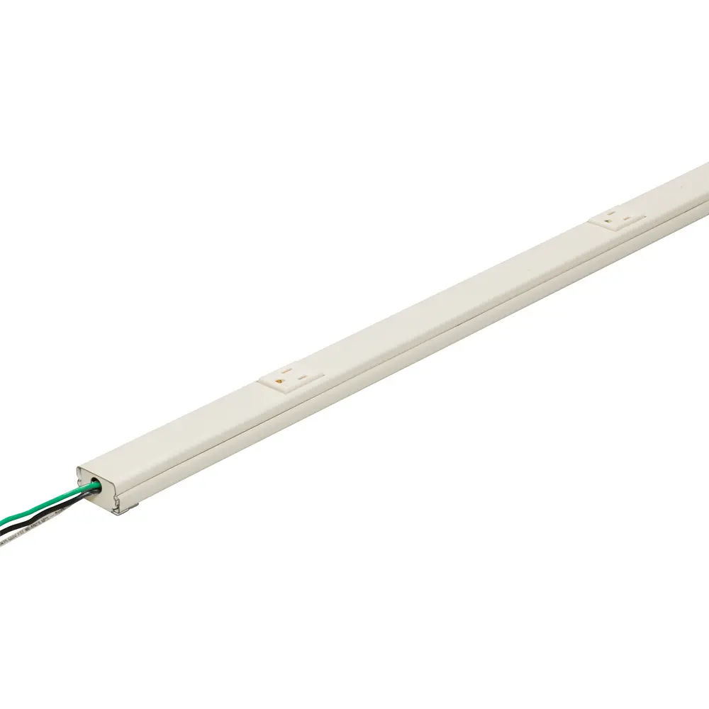 6ft. 12 Single Receptacles Plugmold® Multioutlet System, Ivory