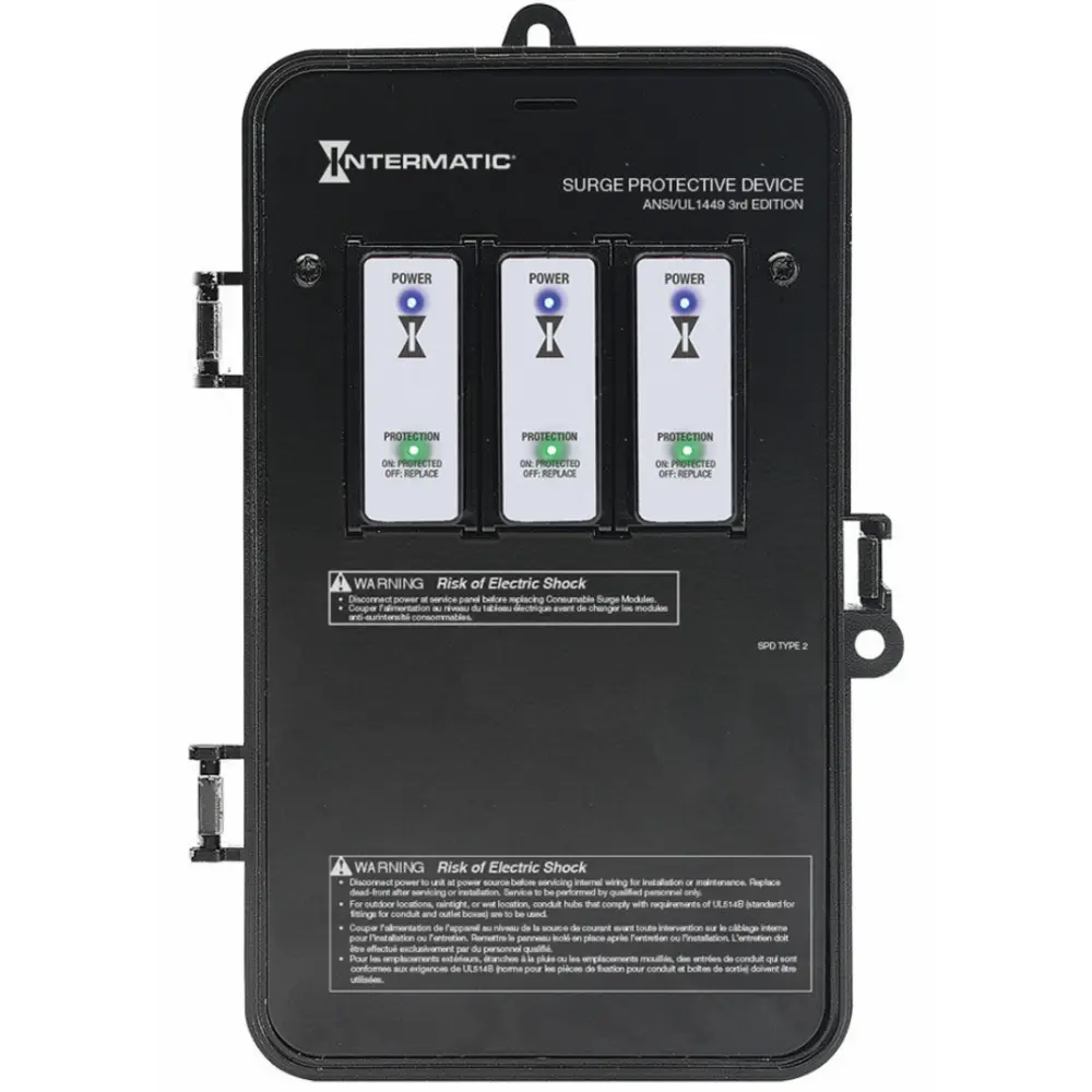 Surge Protective Device, 6-Mode, 120/240VAC, Single Phase, Type 2 ...