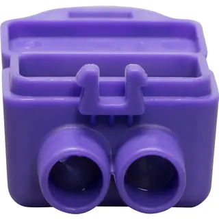 King Innovation AlumiConn Wire Connector – Purple, Aluminum-to-Copper Lug, CPSC Approved, 2-Port Design, Made In USA