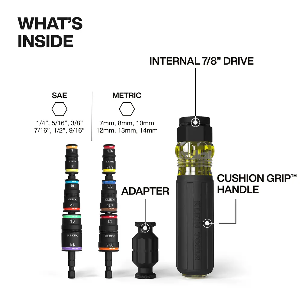 14-in-1 Impact Rated Flip Socket Set