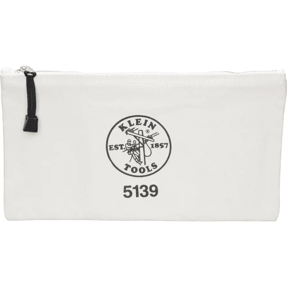 Zipper Bag, Canvas Tool Pouch 12.5
