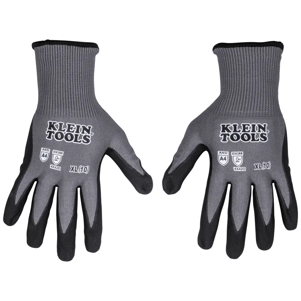 【G-RAP】 S-I-C Knit Dipped Gloves, Cut Level A4, Touchscreen, 2 Pair, Medium
