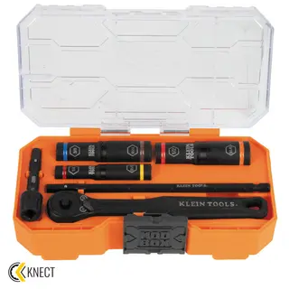 KNECT™ Essential Deep-Well Heavy-Duty Flip Socket Set, SAE 7-Piece KNECT™ Essential Deep-Well Heavy-Duty Flip Socket Set, SAE 7-Piece