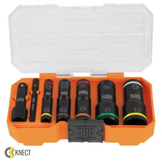 Klein Tools 65618 KNECT Flip-10 Heavy Duty Flip Impact Socket