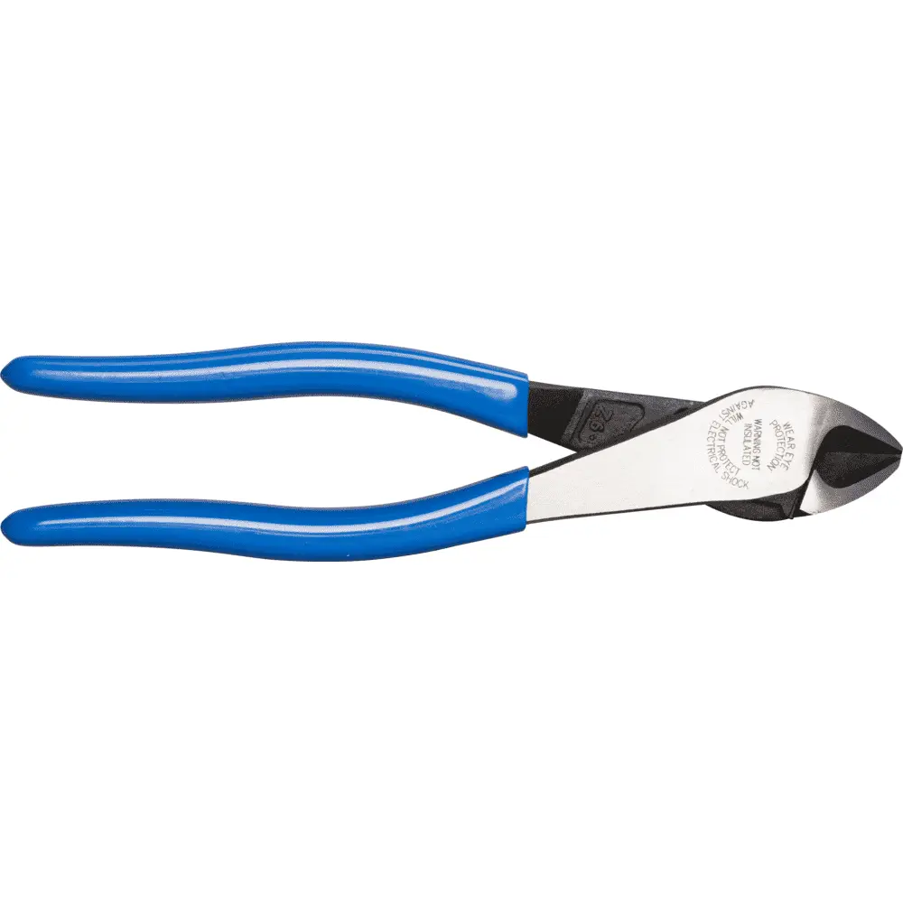 SK Hand Tool 15018 Diagonal Cutting Pliers - Heavy Duty, 8-Inch, Angled Jaws
