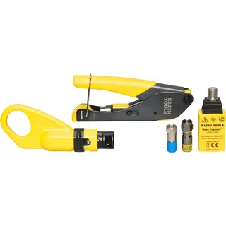 Klein Tools VDV002818 Coax Cable Installation & Test Kit