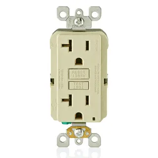 Leviton GFNT2 I 20A Self Test Non Tamper Resistant GFCI Outlet