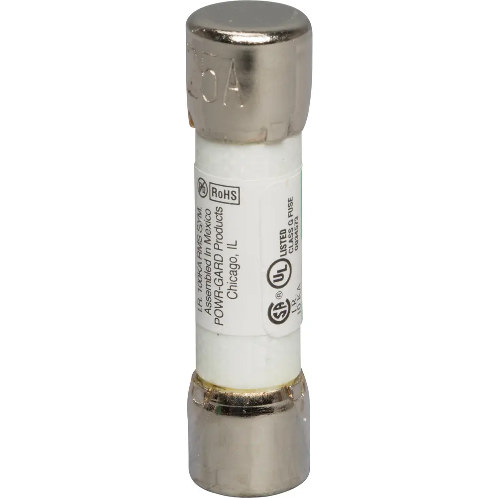 Fuse, Time-Delay, 25A, 480VAC/170VDC, Class G, Non-Indicating