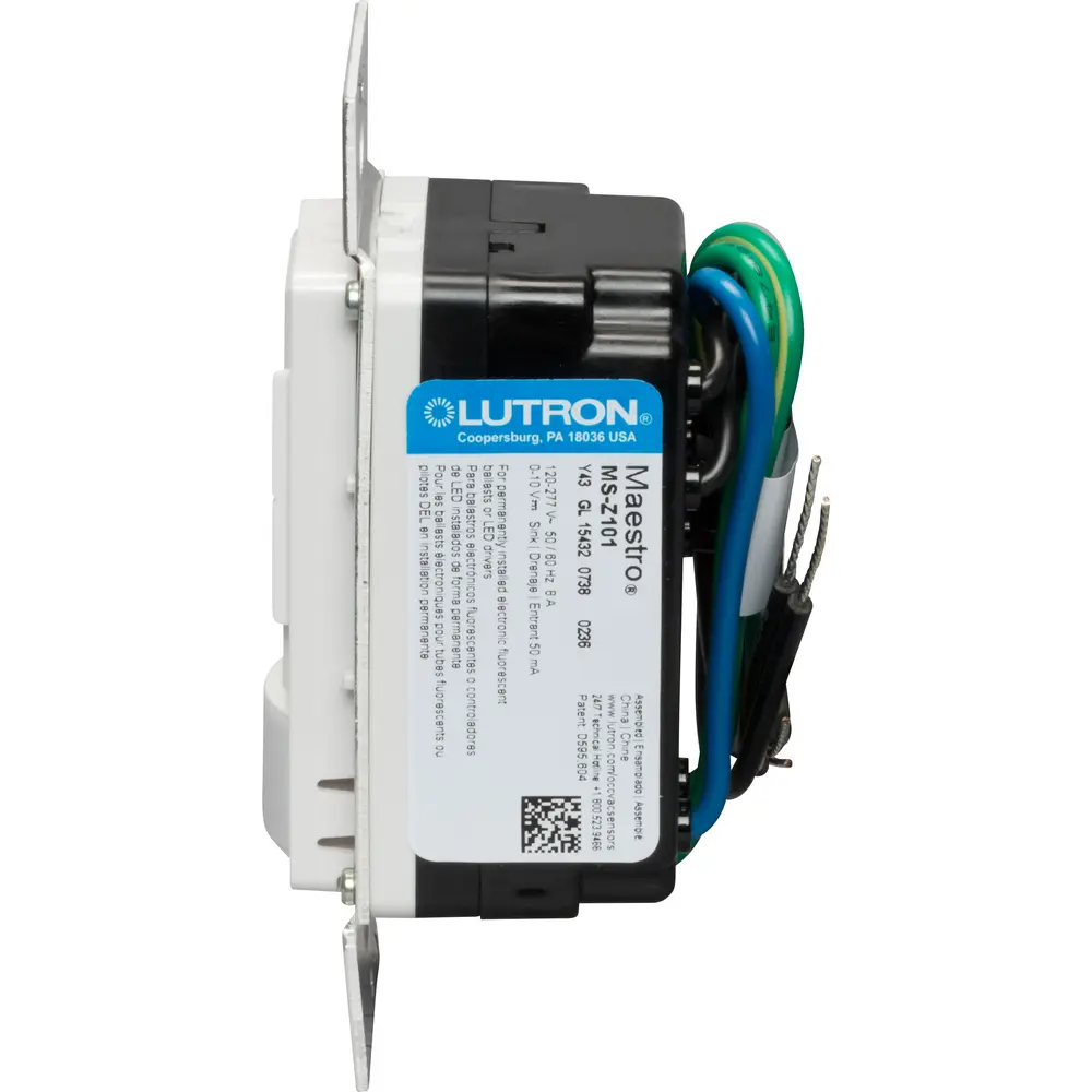 8 A 120 VAC Maestro 0-10V Dimmer Occupancy/Vacancy Sensor, Single