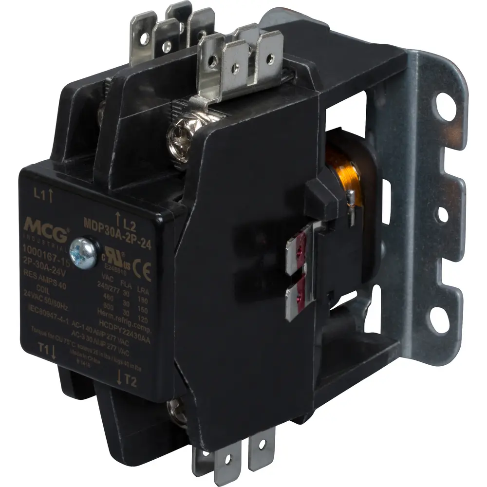 30 A 24 VAC Definite Purpose Contactor, 2-Pole