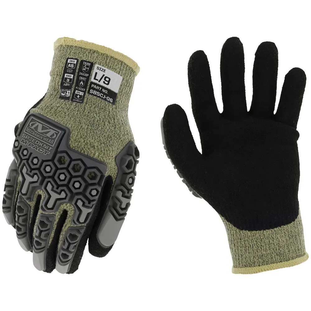 XX-Large, Green, SpeedKnit™ M-Pact® Arc Flash ANSI A5 Coated Knit