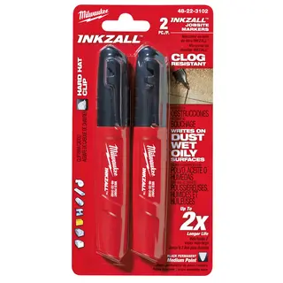INKZALL™ Medium Point Jobsite Marker, Black