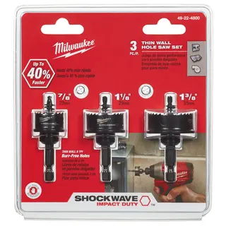 Milwaukee 49 22 4800 Thin Wall Hole Saw Set