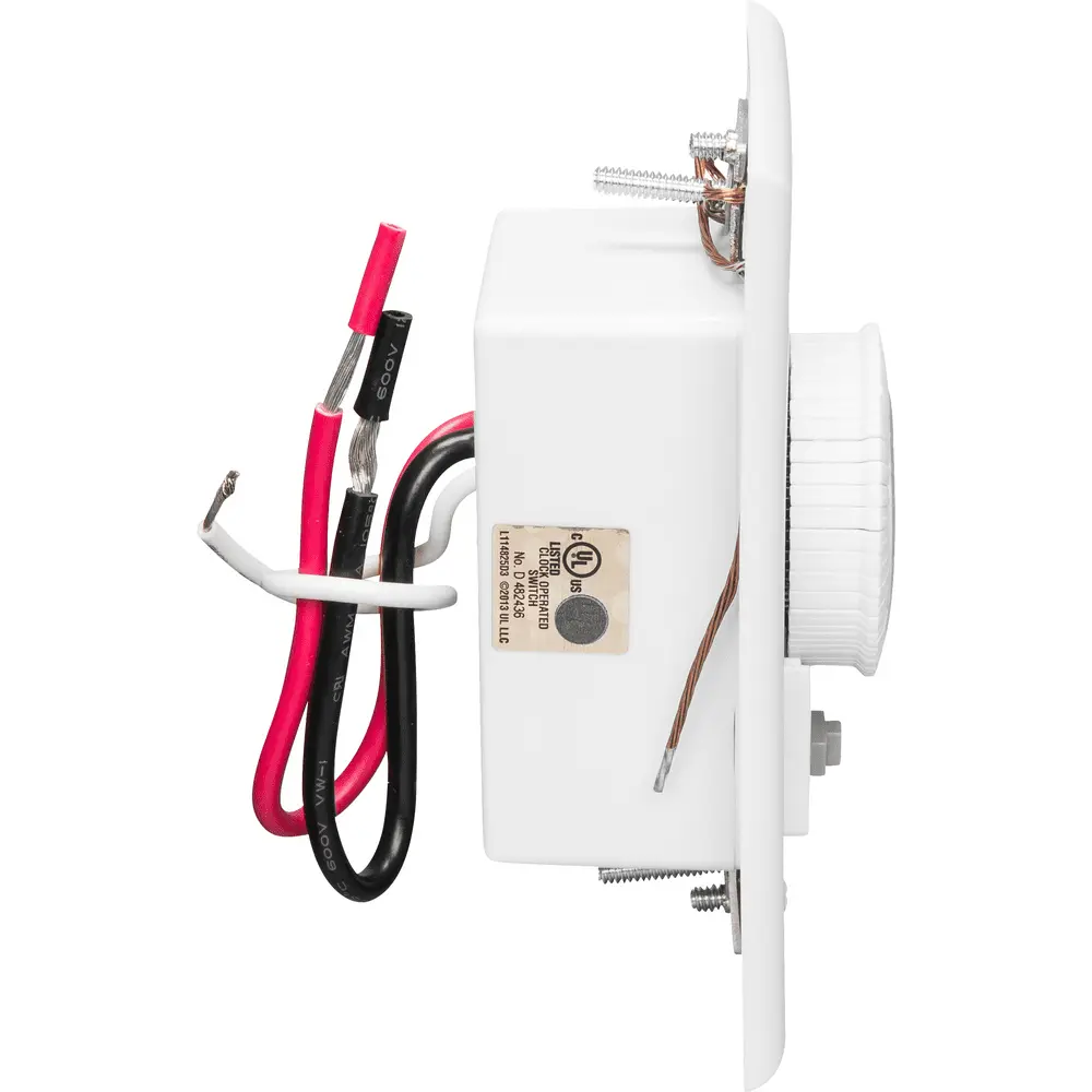 Timer Alarm Tork 701AA 24-Hour Mechanical In-Wall Timer - 20A, 125V, UL ...