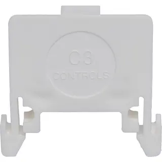 25 A Terminal Block, 22 to 12 AWG, White