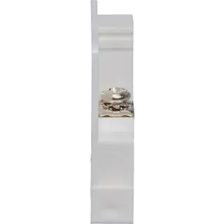 25 A Terminal Block, 22 to 12 AWG, White