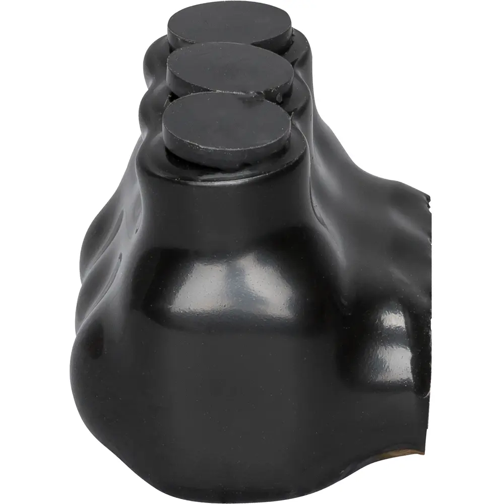 Polaris 3-Port Black Multi-Tap Pre-Insulated Connector, 14 to 4 AWG