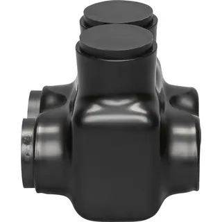 THE 4ページ Polaris 2-Port Black Multi-Tap Pre-Insulated Connector, 4 AWG to