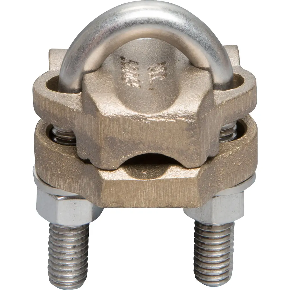 Bronze U-Bolt Clamp, 3/8