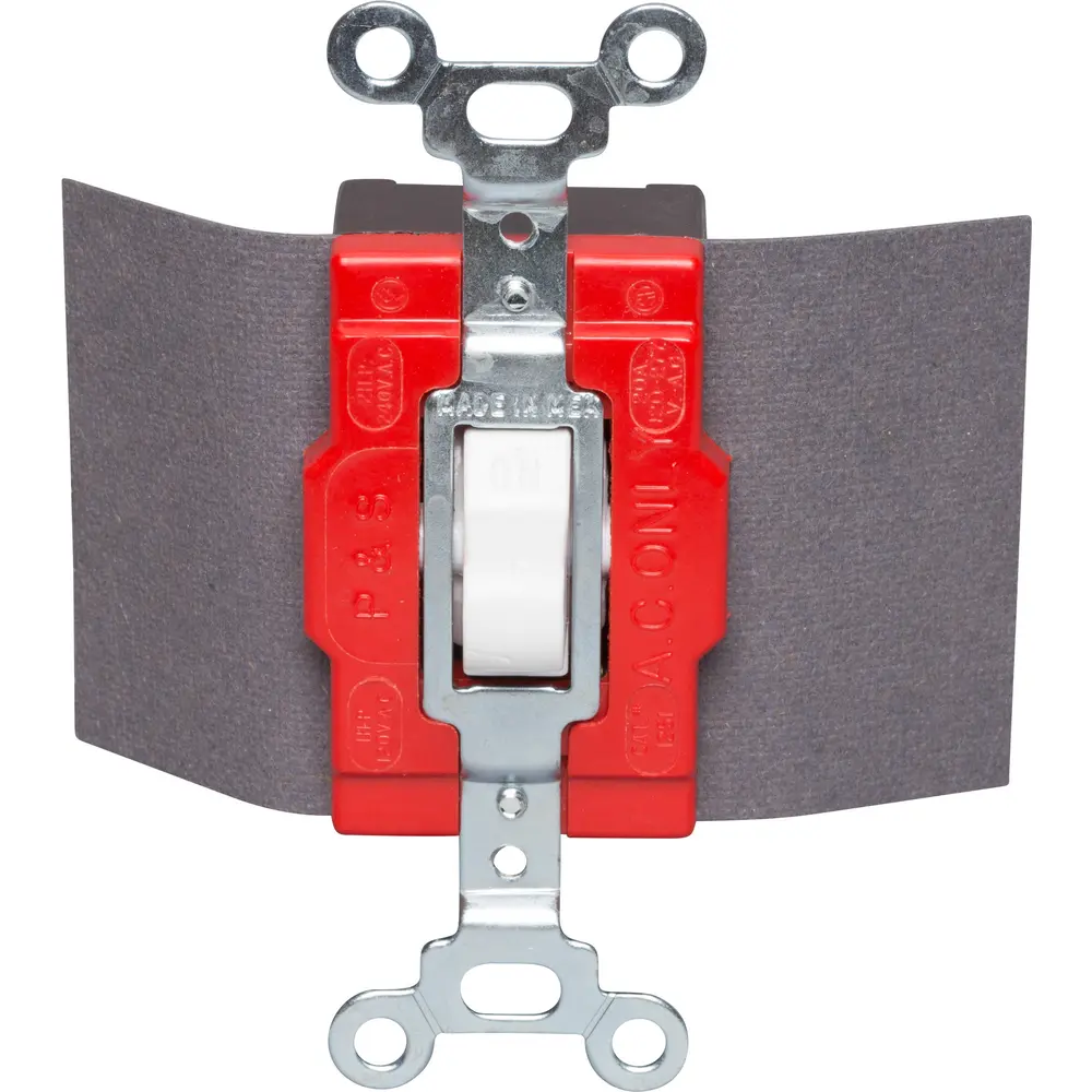 20 A 120/277 VAC Locking Double-Throw Manual Control Switch, White