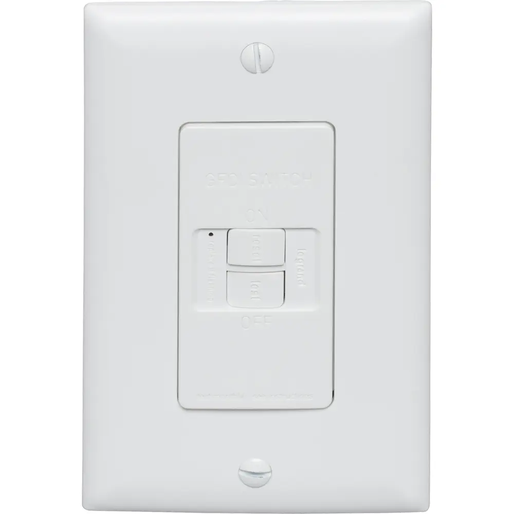 20A 125V Radiant® Dead Front Duplex Self-Test GFCI w/ SafeLock®, White