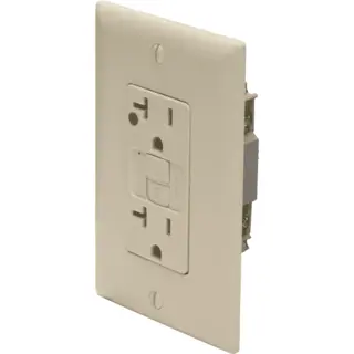 20AA 125V Hospital Grade Duplex Self-Test GFCI Receptacle w