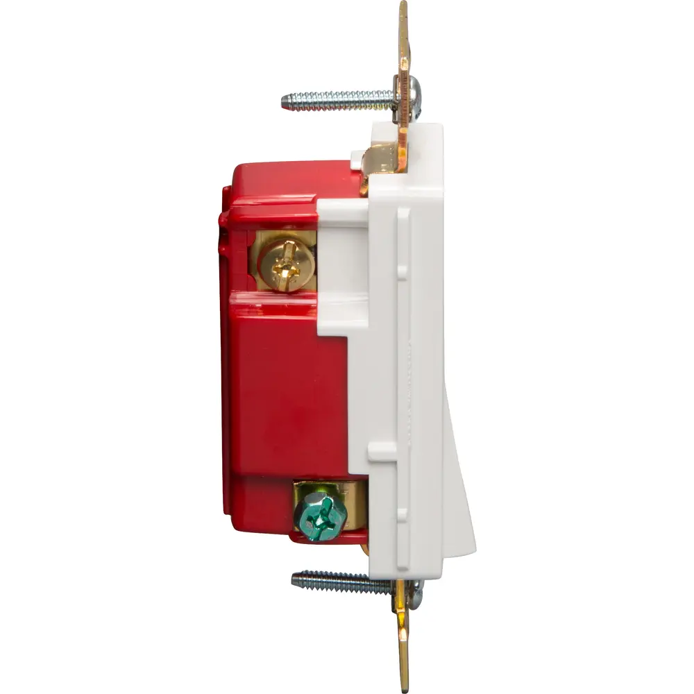 20A 120/277V Decorator Paddle Switch, 3-Way, White