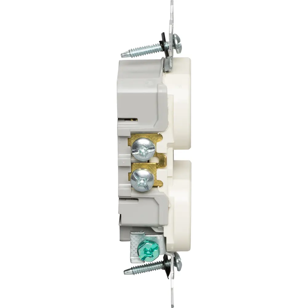 15A 125V TradeMaster® Tamper-Resistant Duplex Receptacle, Light Almond