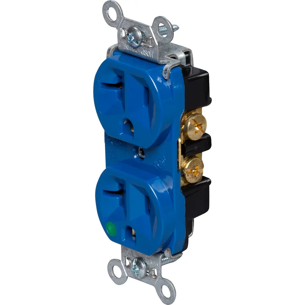 20 A 125 VAC NEMA 5 20R HOSPITAL GRADE SELF GROUNDING DUPLEX visual data 4