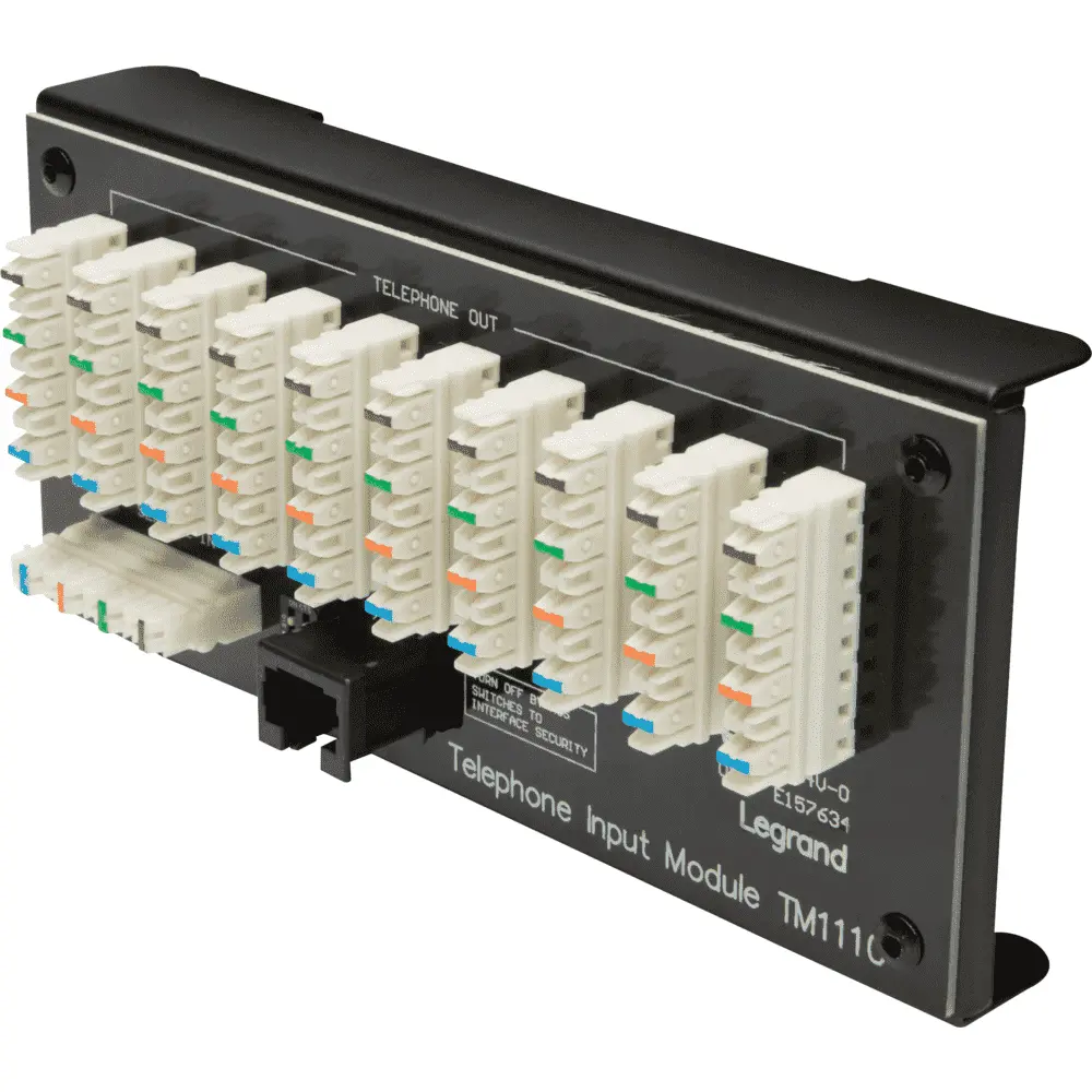 10 x 8 Combo Module 110 IDC Punch Down w/ RJ31X