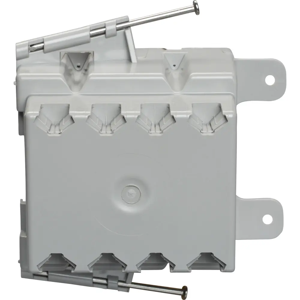 2-Gang Switch & Outlet Box w/Threaded Mounting Holes