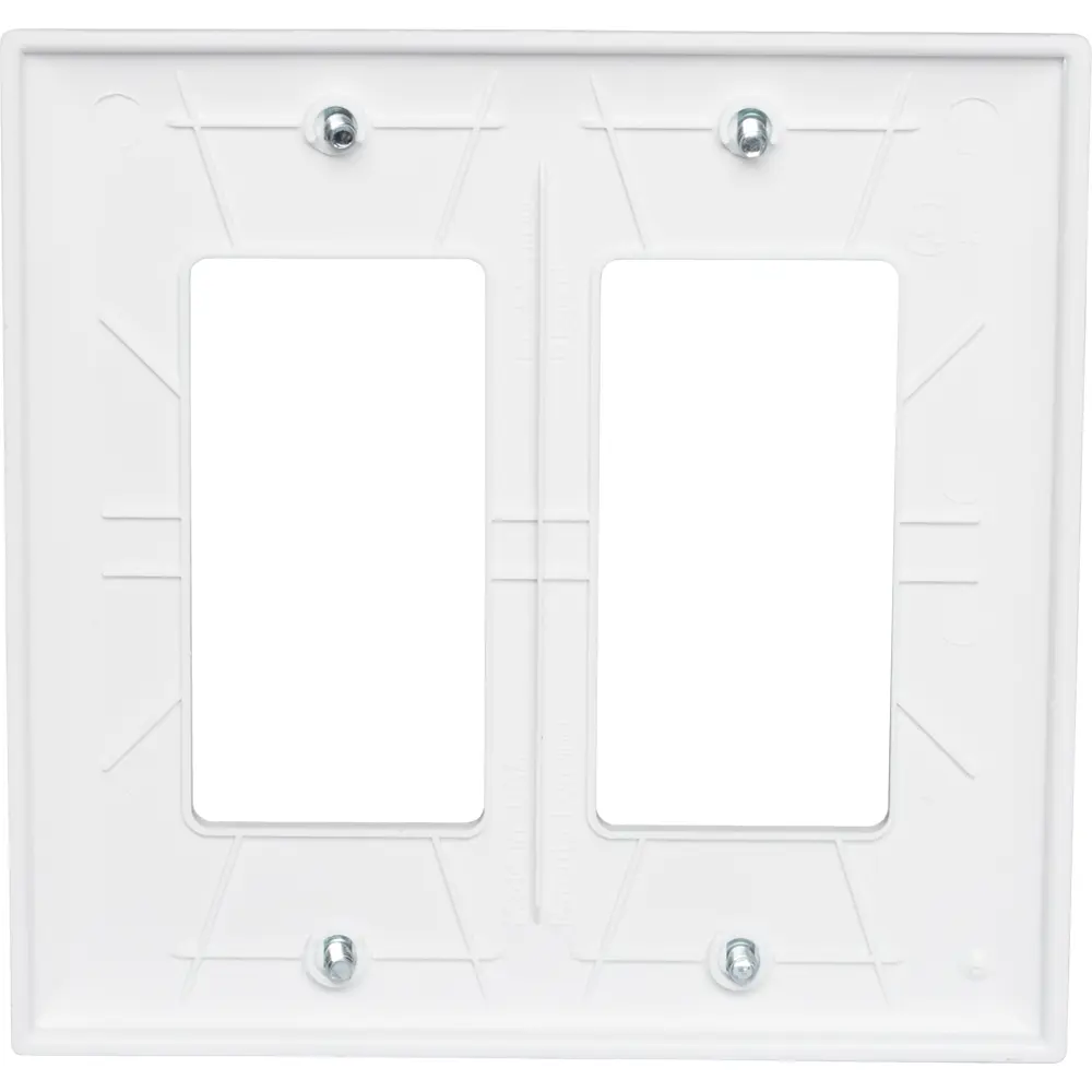 クボタタケシPLAY - THE WHITE MANDINGOS 2枚組LP 2-Gang TradeMaster® Decorator Wall Plate, Nylon, White