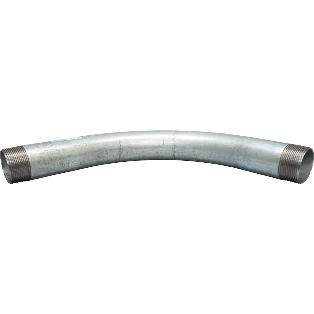 Rigid Conduit Elbow, 2-1/2 in., 90°, Galvanized, Threaded, Steel