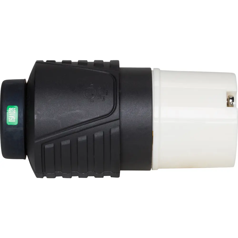 30A, 3-Pole 4-Wire Locking Connector, 125/250 VAC