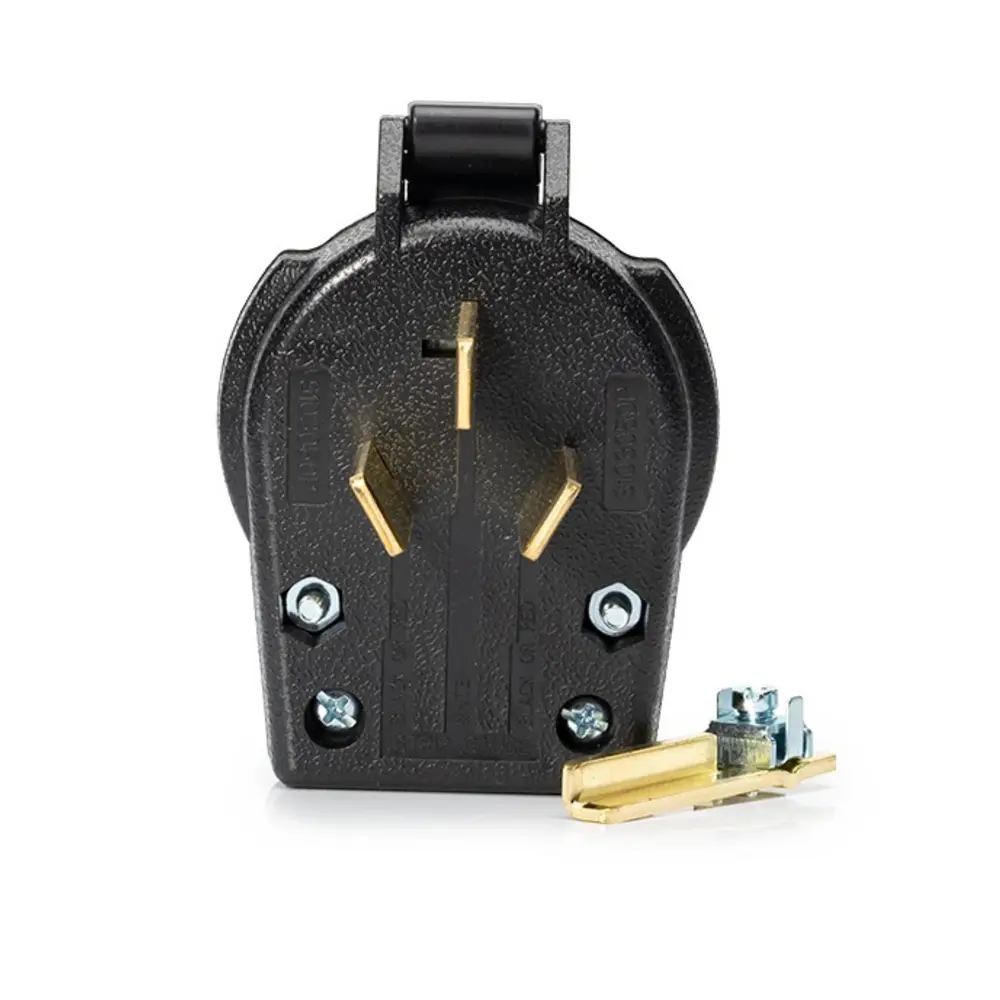 30/50A, Angle Power Plug, 125/250 VAC, NEMA 10-30P 10-50P