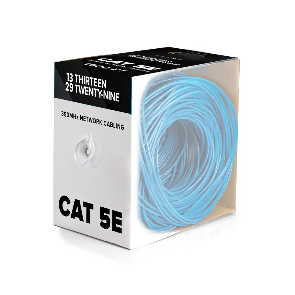 UTP Cat5e 薄青 300m 【002】 Cat5e Ethernet Cable, Blue, 10-ft | Eaton