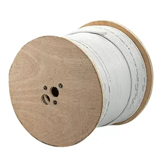 RPP-USA WC RG6WH-REEL Rg6U/Ul Coax Cable 60% White Wooden Reel Box - City  Electric Supply