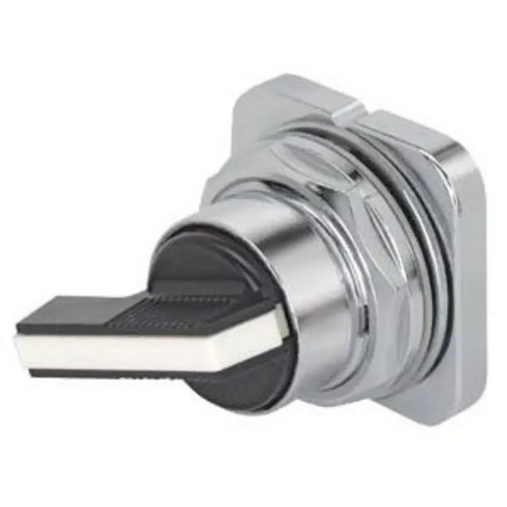 Selector metálico maneta larga 2pos. +retorno 1NA+1NC - Mercantil Eléctrico
